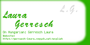 laura gerresch business card